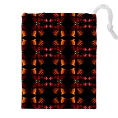 Christmas Bells Background Drawstring Pouch (5xl) by Vaneshart