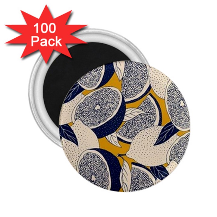 Blue And Ochre 2.25  Magnets (100 pack) 