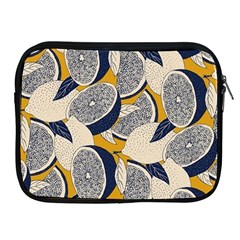 Blue And Ochre Apple Ipad 2/3/4 Zipper Cases by Vaneshart