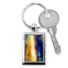 Abstract Paint Smears Key Chain (rectangle) by Vaneshart