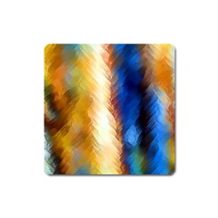 Abstract Paint Smears Square Magnet by Vaneshart