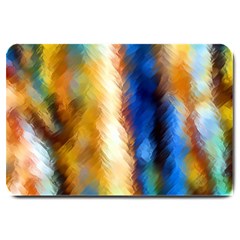 Abstract Paint Smears Large Doormat  by Vaneshart