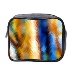 Abstract Paint Smears Mini Toiletries Bag (two Sides) by Vaneshart