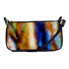 Abstract Paint Smears Shoulder Clutch Bag by Vaneshart