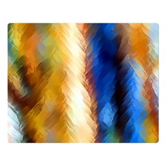 Abstract Paint Smears Double Sided Flano Blanket (large)  by Vaneshart