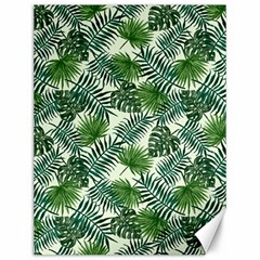 Leaves Tropical Wallpaper Foliage Canvas 12  X 16  by Vaneshart