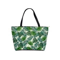 Leaves Tropical Wallpaper Foliage Classic Shoulder Handbag by Vaneshart