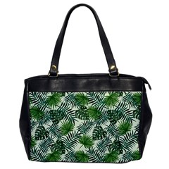 Leaves Tropical Wallpaper Foliage Oversize Office Handbag by Vaneshart