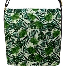 Leaves Tropical Wallpaper Foliage Flap Closure Messenger Bag (s) by Vaneshart