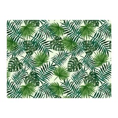 Leaves Tropical Wallpaper Foliage Double Sided Flano Blanket (mini)  by Vaneshart