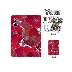 Floral Pattern Background Playing Cards 54 Designs (mini) by Vaneshart