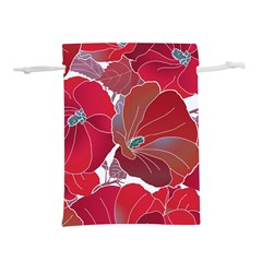 Floral Pattern Background Lightweight Drawstring Pouch (m) by Vaneshart