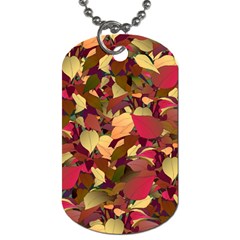 Floral Pattern Design Dog Tag (one Side) by Vaneshart