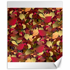 Floral Pattern Design Canvas 16  X 20  by Vaneshart