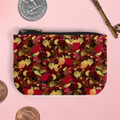 Floral Pattern Design Mini Coin Purse by Vaneshart