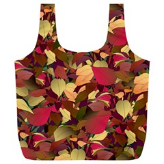 Floral Pattern Design Full Print Recycle Bag (xl) by Vaneshart