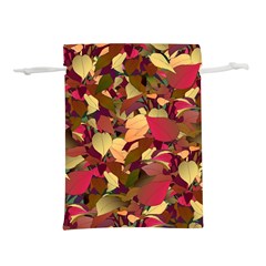 Floral Pattern Design Lightweight Drawstring Pouch (m)