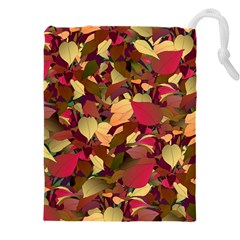 Floral Pattern Design Drawstring Pouch (4xl)