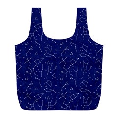 Constellations Pattern Full Print Recycle Bag (l) by Vaneshart