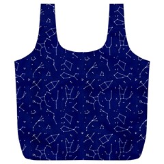 Constellations Pattern Full Print Recycle Bag (xl) by Vaneshart