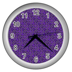 Iris Retrowheel Wall Clock (silver)