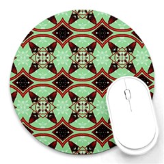 Christmas Pattern Round Mousepads by Vaneshart