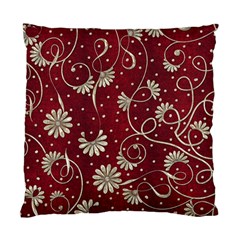 Floral Pattern Background Standard Cushion Case (two Sides) by Vaneshart