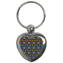 Abstract 36 Key Chain (heart) by ArtworkByPatrick