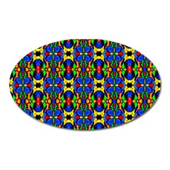 Abstract 36 Oval Magnet by ArtworkByPatrick