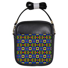 Abstract 36 Girls Sling Bag by ArtworkByPatrick