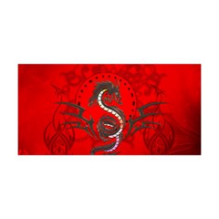 Chinese Dragon On Vintage Background Yoga Headband by FantasyWorld7