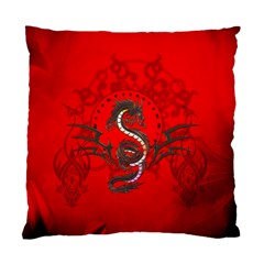 Chinese Dragon On Vintage Background Standard Cushion Case (two Sides) by FantasyWorld7