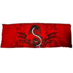 Chinese Dragon On Vintage Background Body Pillow Case Dakimakura (two Sides) by FantasyWorld7