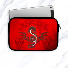 Chinese Dragon On Vintage Background Apple Ipad Mini Zipper Cases by FantasyWorld7