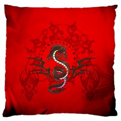 Chinese Dragon On Vintage Background Standard Flano Cushion Case (two Sides) by FantasyWorld7