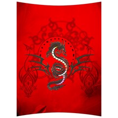 Chinese Dragon On Vintage Background Back Support Cushion by FantasyWorld7