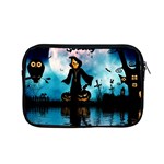 Funny Halloween Design With Skeleton, Pumpkin And Owl Apple MacBook Pro 15  Zipper Case Front