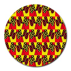 Race Flag Round Mousepads