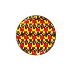 Race Flag Hat Clip Ball Marker