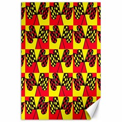 Race Flag Canvas 20  x 30 