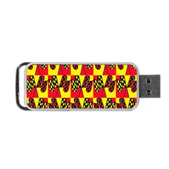 Race Flag Portable Usb Flash (one Side) by ArtworkByPatrick