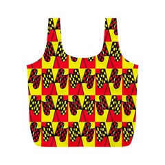 Race Flag Full Print Recycle Bag (M)