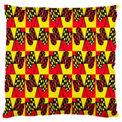 Race Flag Standard Flano Cushion Case (One Side)