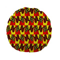 Race Flag Standard 15  Premium Flano Round Cushions