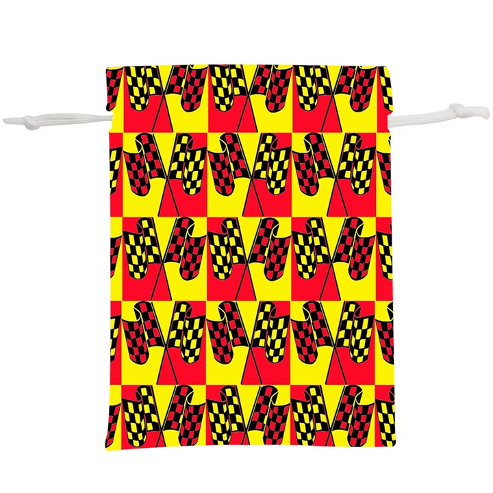 Race Flag  Lightweight Drawstring Pouch (XL)