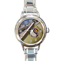 Boat 1 1 Round Italian Charm Watch by bestdesignintheworld