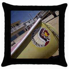 Boat 1 1 Throw Pillow Case (black) by bestdesignintheworld