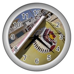 Boat 1 1 Wall Clock (silver) by bestdesignintheworld