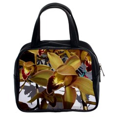 Orchids  1 1 Classic Handbag (two Sides) by bestdesignintheworld