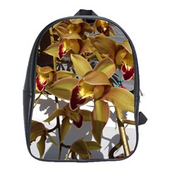 Orchids  1 1 School Bag (large) by bestdesignintheworld